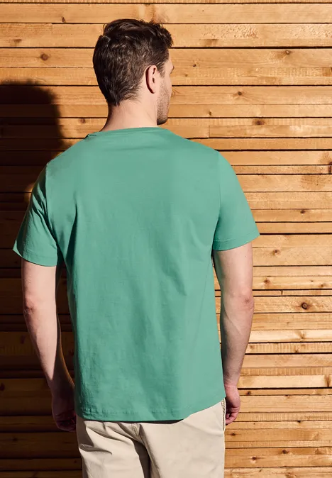 Shirt met tekst mint green