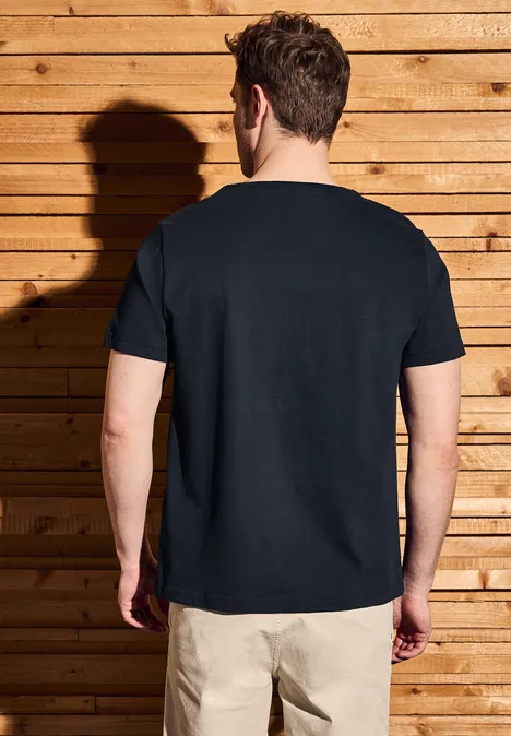 Shirt met tekst dark ink blue