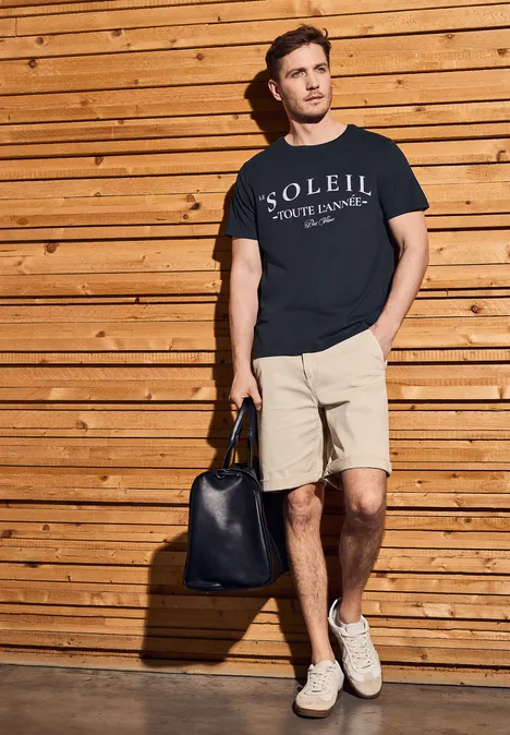 Shirt met tekst dark ink blue