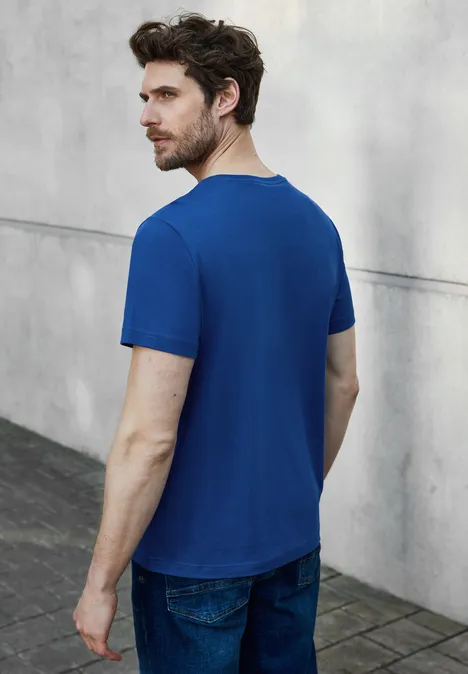 Shirt met tekst twilight blue