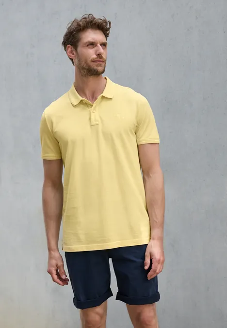 Piquée polo sunny yellow