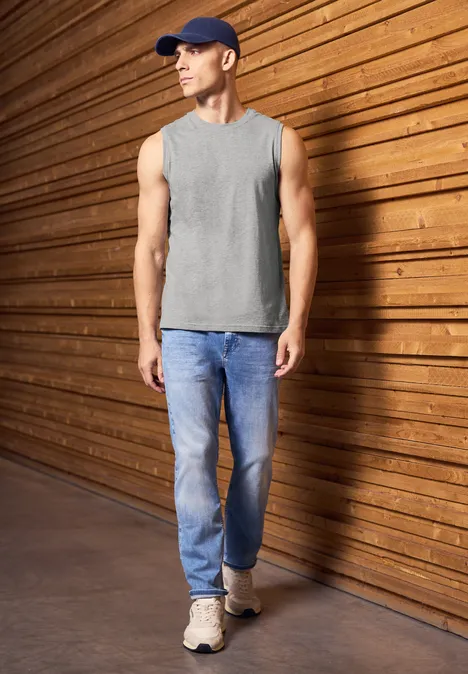 Basis tanktop cloud grey melange