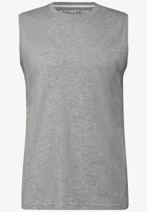 Basic Tanktop cloud grey melange