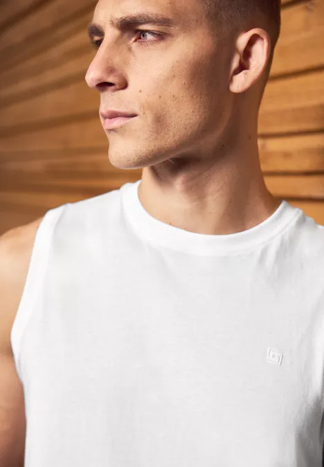 Basis tanktop bright white