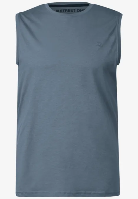 Basis tanktop dusty blue