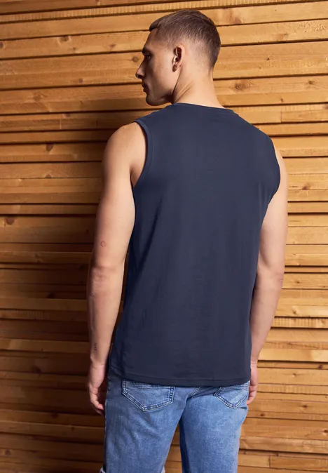 Basis tanktop dark navy blue