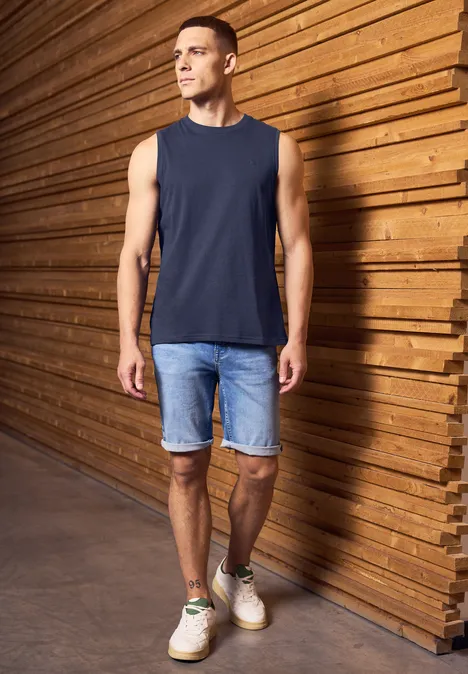Basis tanktop dark navy blue