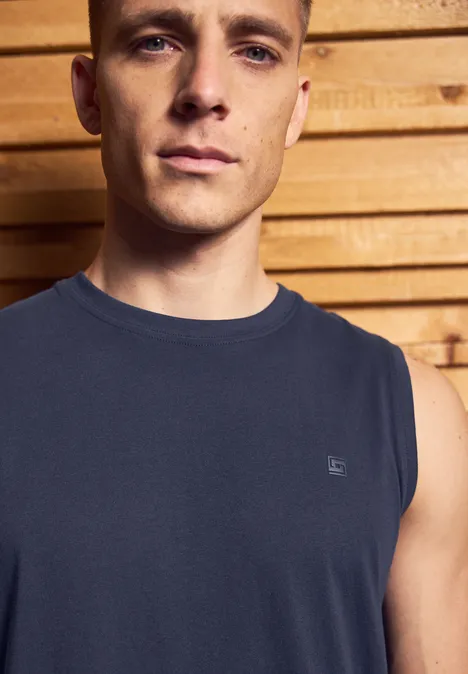 Basis tanktop dark navy blue