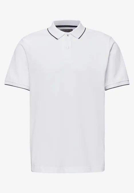 Polo de base bright white