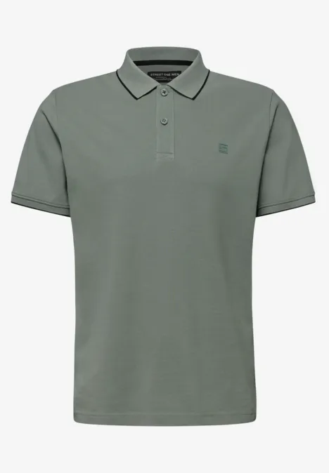 Basis poloshirt dusty mint