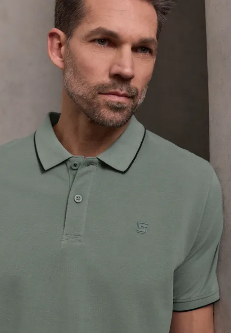 Basic Piqué Poloshirt dusty mint Basic Piqué Poloshirt dusty mint