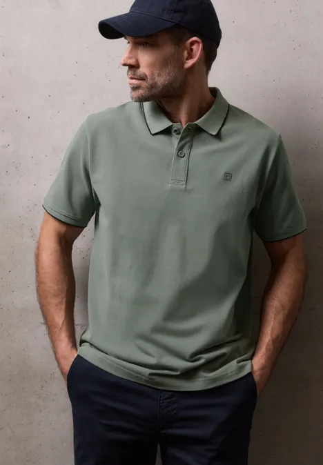 Basic Piqué Poloshirt dusty mint Basic Piqué Poloshirt dusty mint