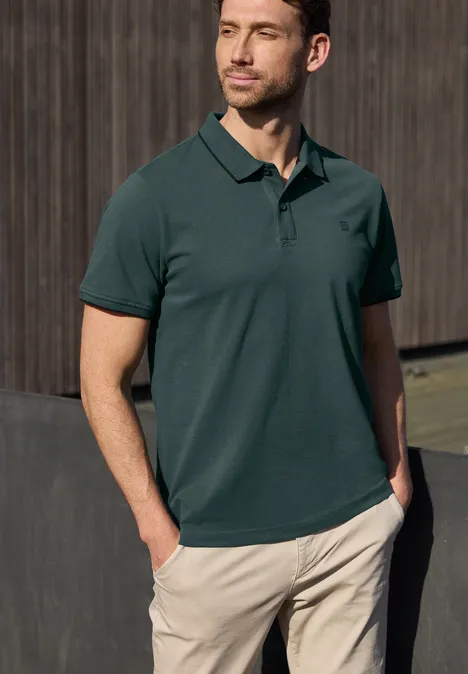 Basis poloshirt sea green Basis poloshirt sea green