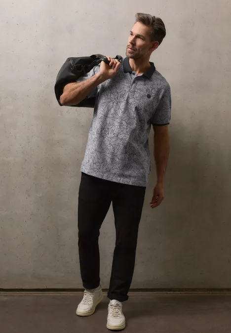 Oxford Poloshirt basic black Oxford Poloshirt basic black