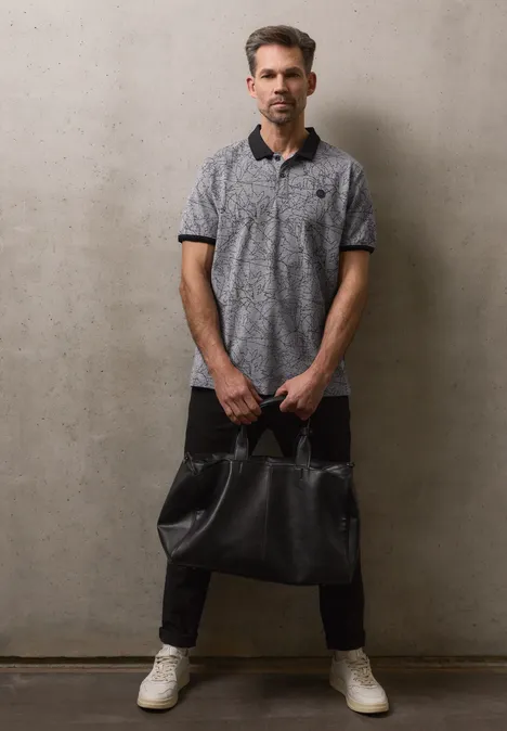 Oxford Poloshirt basic black Oxford Poloshirt basic black