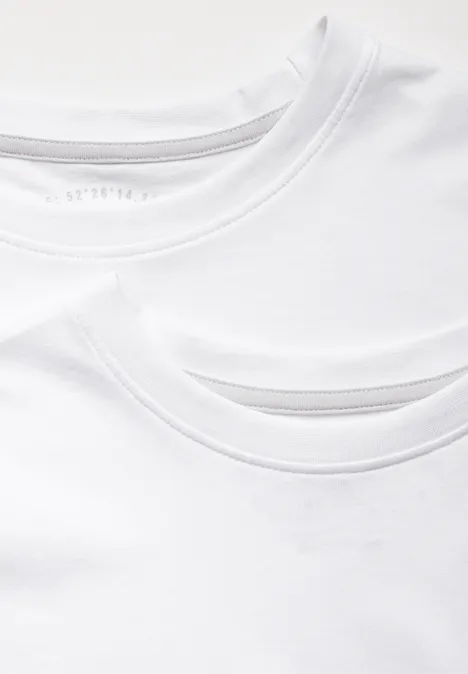 Dubbelpak basic T-shirts White