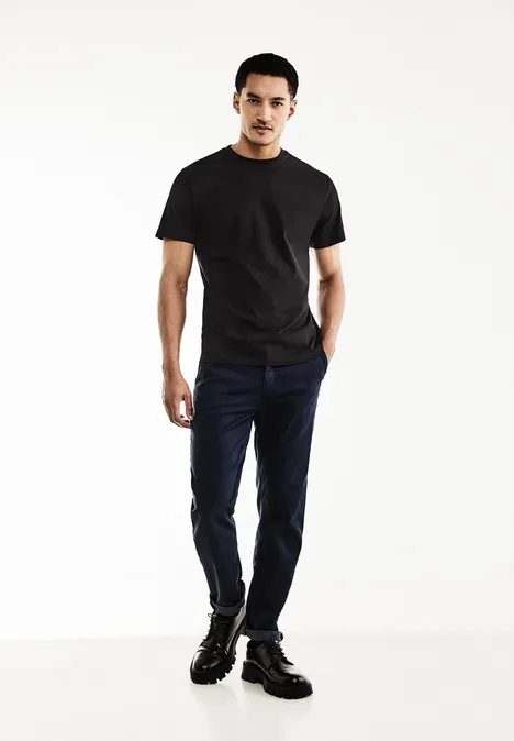 Dubbelpak basic T-shirts Black