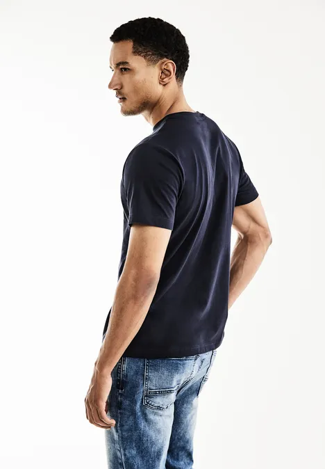 Dubbelpak basic T-shirts nightshadow blue