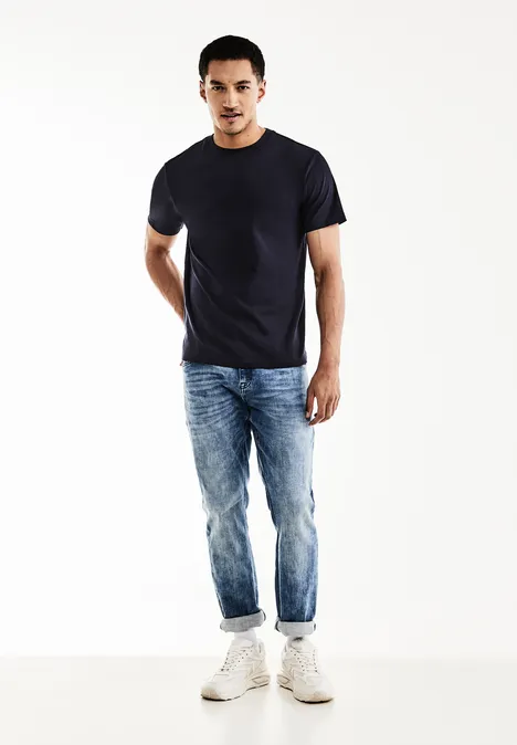 Dubbelpak basic T-shirts nightshadow blue