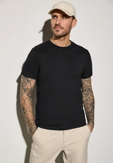 Dubbelpak basic T-shirts black/white