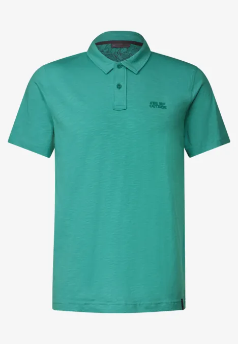 Poloshirt van slubjersey light urban green
