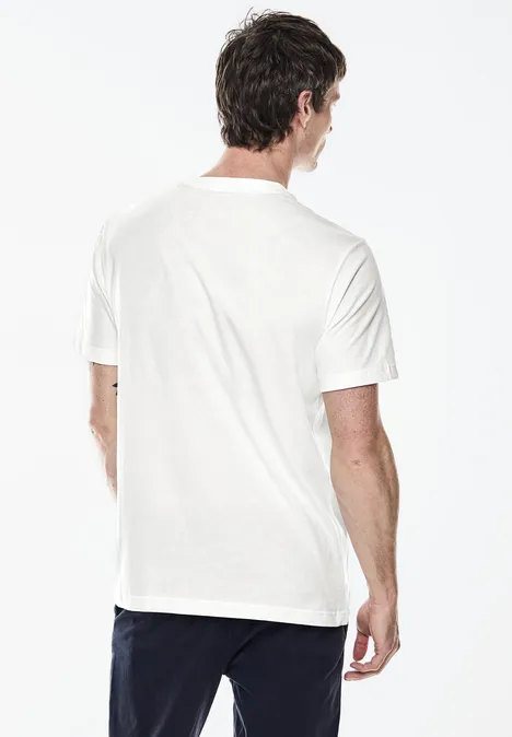 T-shirt met print pearl white T-shirt met print pearl white