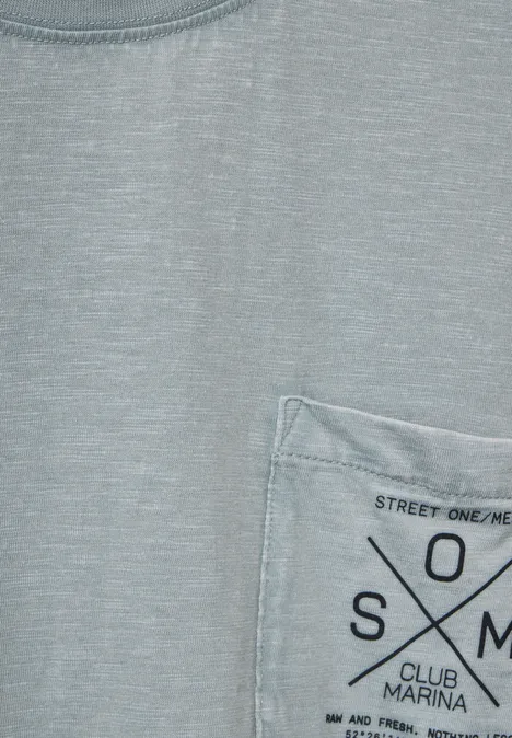 Garment dye slub T-Shirt harbour grey