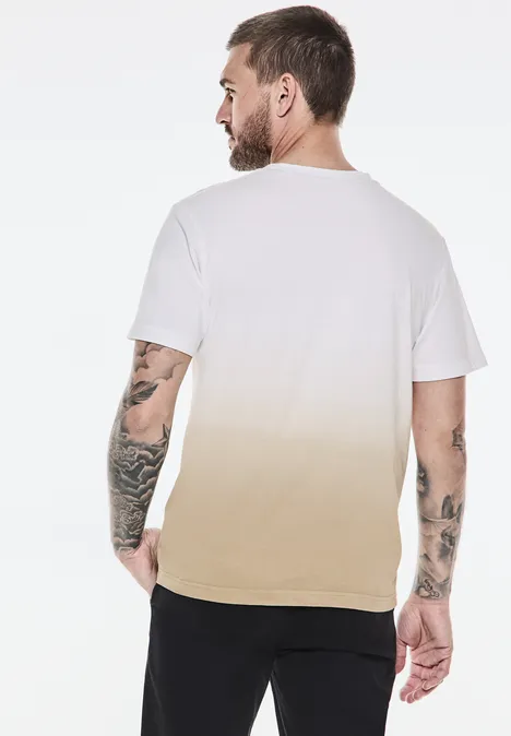 T-shirt met kleurverloop beach sand