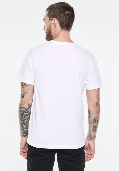 T-Shirt mit Chestprint White