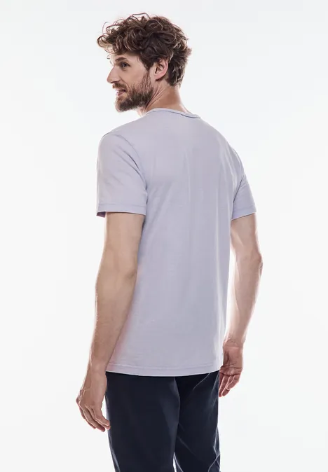 T-shirt met print op de voorkant pale purple