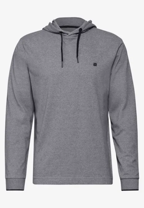 Trui in piqué steel grey