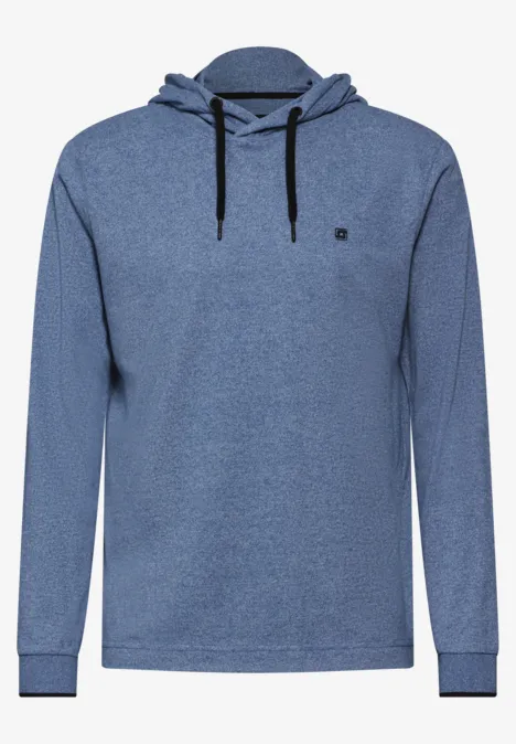 Trui in piqué casual blue