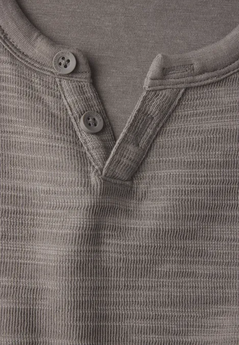 Shirt met lange mouwen mushroom brown