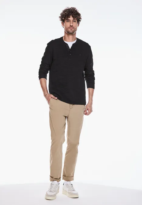 Henley shirt Black
