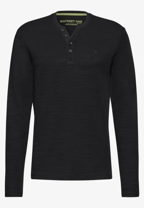 Henley shirt Black
