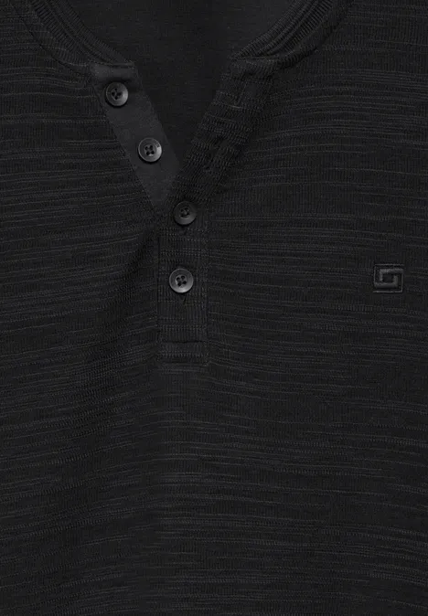 Henley shirt Black