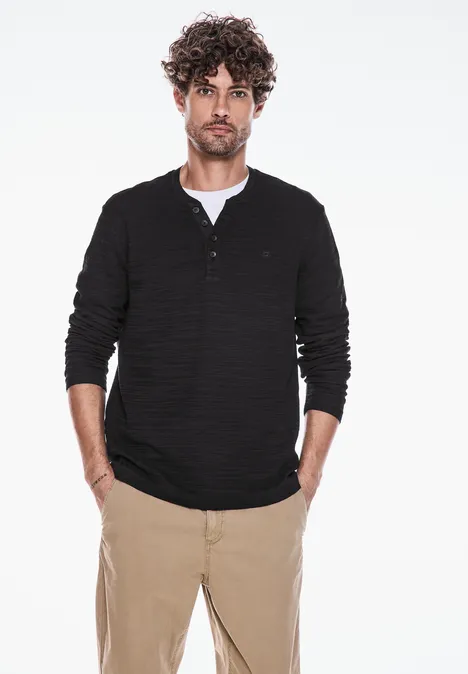 Henley shirt Black
