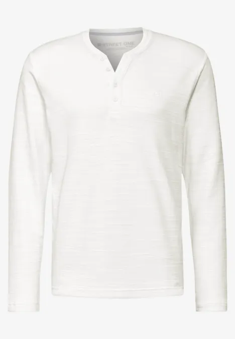 Henley shirt pearl white
