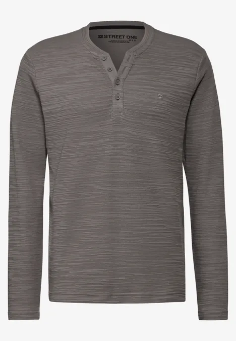 Henley shirt mushroom brown