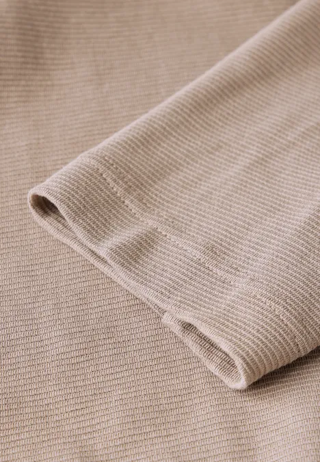Struktur Longsleeve cosy beige