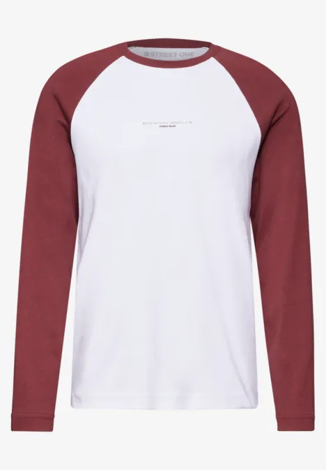 Ripp-Raglan-Longsleeve bright white