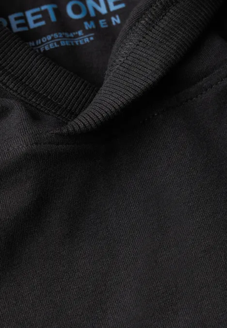 Zacht hoodie shirt Black