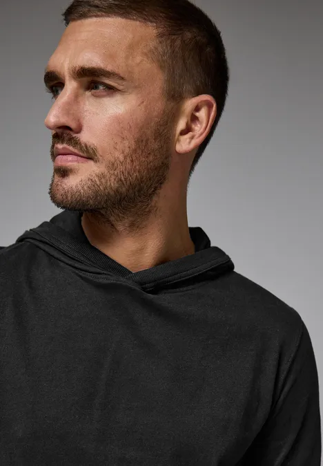 Zacht hoodie shirt Black