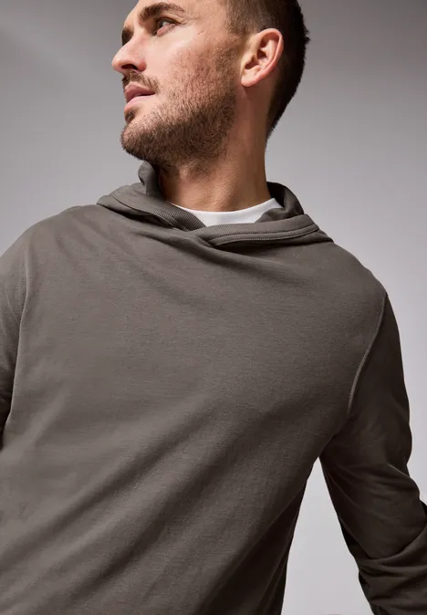 Softes Hoodie-Shirt mushroom brown