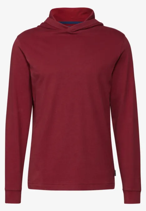 Zacht hoodie shirt real red