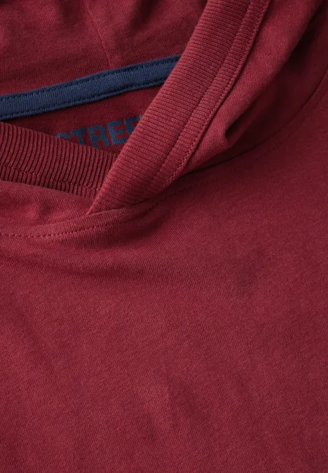 Zacht hoodie shirt real red