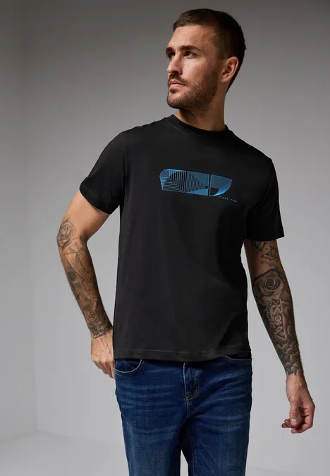 T-Shirt mit grafischem Print Black T-Shirt mit grafischem Print Black
