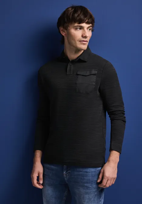 Poloshirt Black
