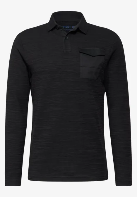 Poloshirt Black