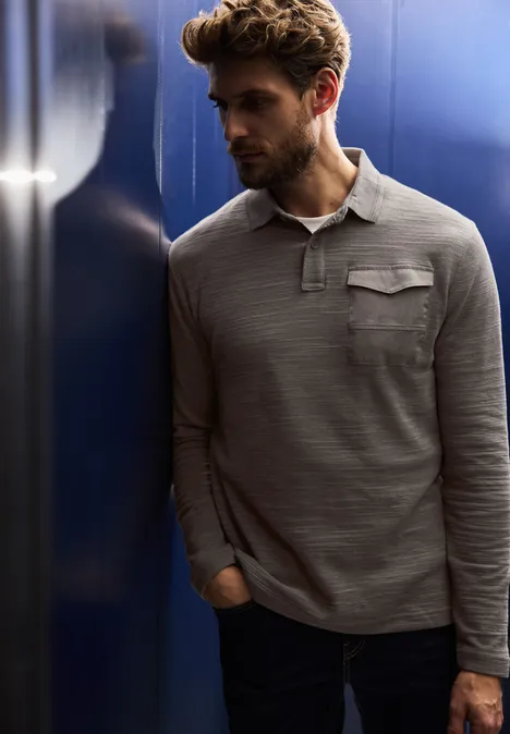 Poloshirt mushroom brown